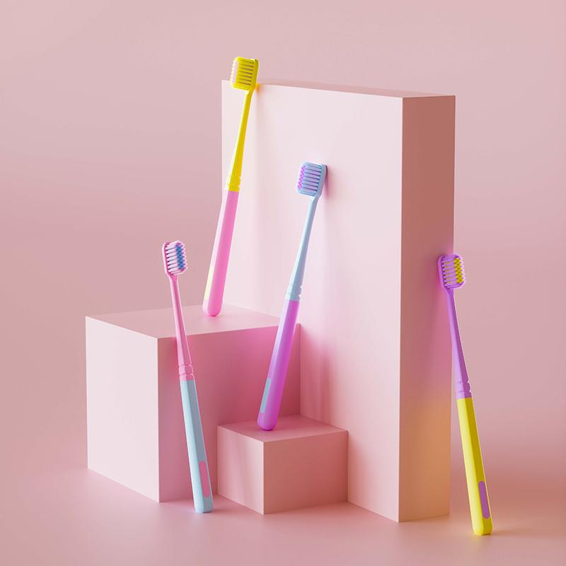 Bristles Toothbrush Soft Bristles Household Small Head Ultra-Fine Soft Women Men Adult Couples