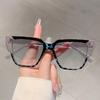 Fashion Leopard Sunglasses Square Trendy Design Women Sun Glasses Oversize Decoration Shades for Travelling Driving