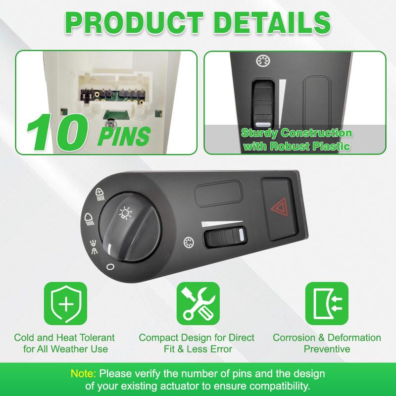 For volvo vnl 670 gen 2 truck 2003 2004 2005 2006 2007 2008 2009 2010 2011- Headlight Switch 20953575 10 P