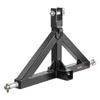 VEVOR Receptor de Enganche de 3 Puntos con Receptor de 2 Pulgadas, Accesorio de Enganche Rápido de 3 Puntos, Capacidad de 3,000 lbs, Adaptador de Barra de Tiro Pesada para Tractor