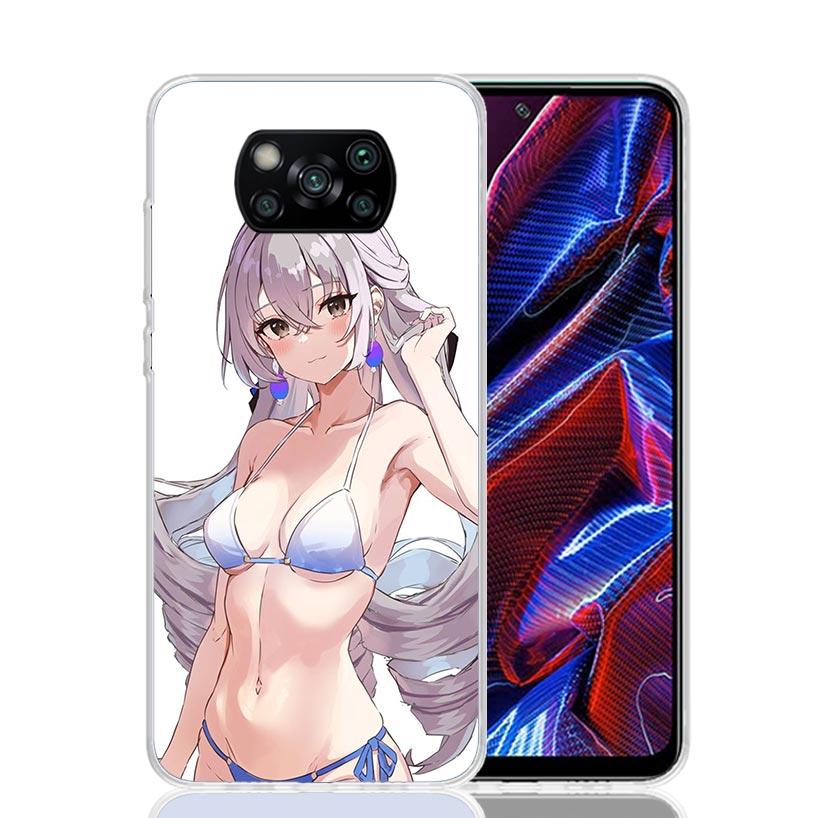 Honkai Star Rail Bronya Rand Phone Case For Xiaomi Poco X7 X6 X5 Pro F7 Ultra Redmi 15C 15 13 13C 12 12C 10 10A 10C 9 9A 9C 9T C