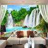 3d Stereo Waterfalls Wallpaper Nature Landscape Murals Living Room Tv Sofa Backdrop Wall Papers For Wall