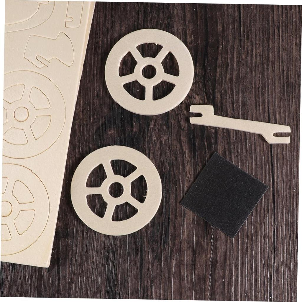 Totority 3D Wooden Vehicle Puzzle No Glue Required Mortise and Tenon Joints Model Car Educational Toy Brain Training Craft Kit Home Decor Gift for
