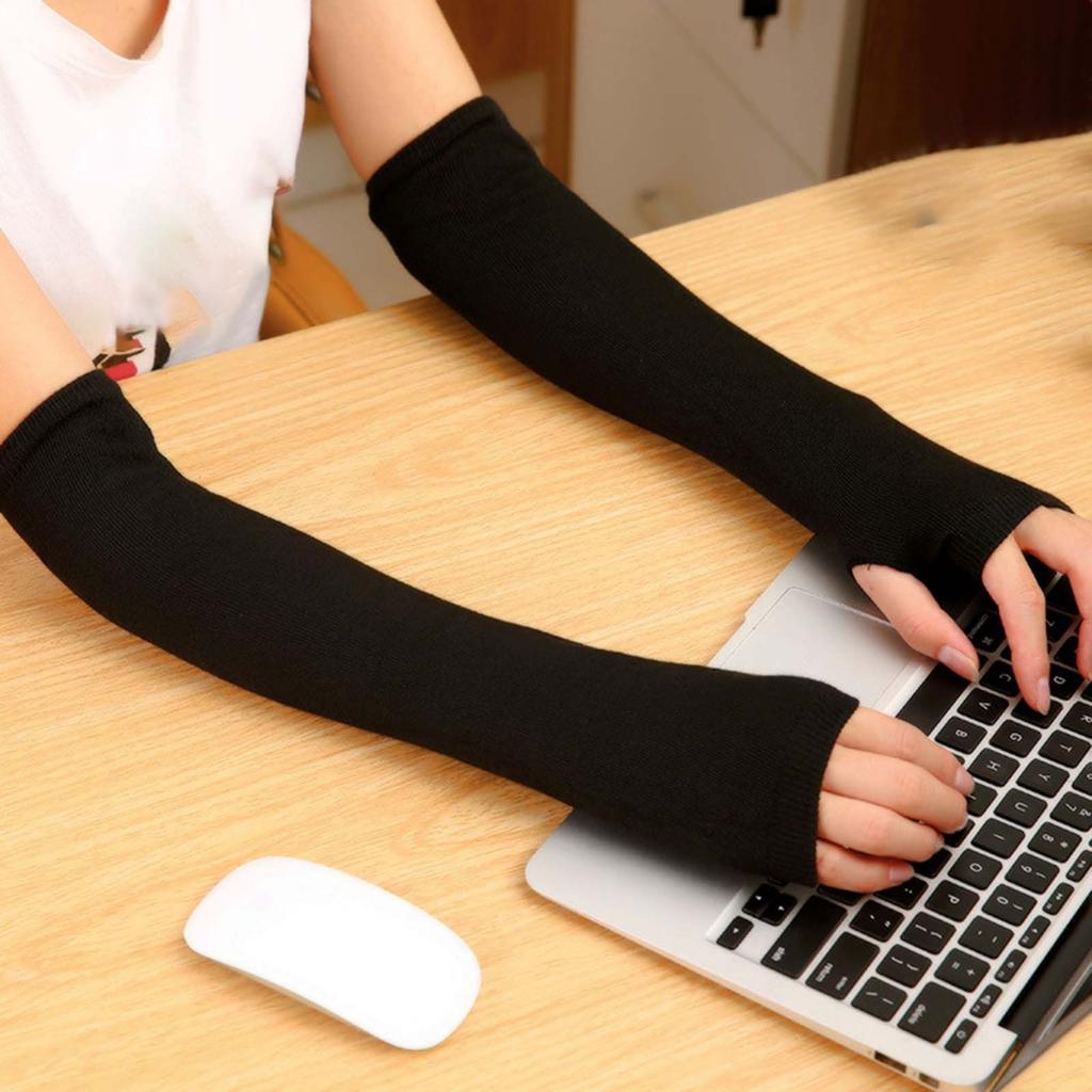 Rukavice, Půlprstové Rukavice A Zimní Dlouhé Rukavice, Návleky na Paže, Rukavice z příze s odhalenými Prsty