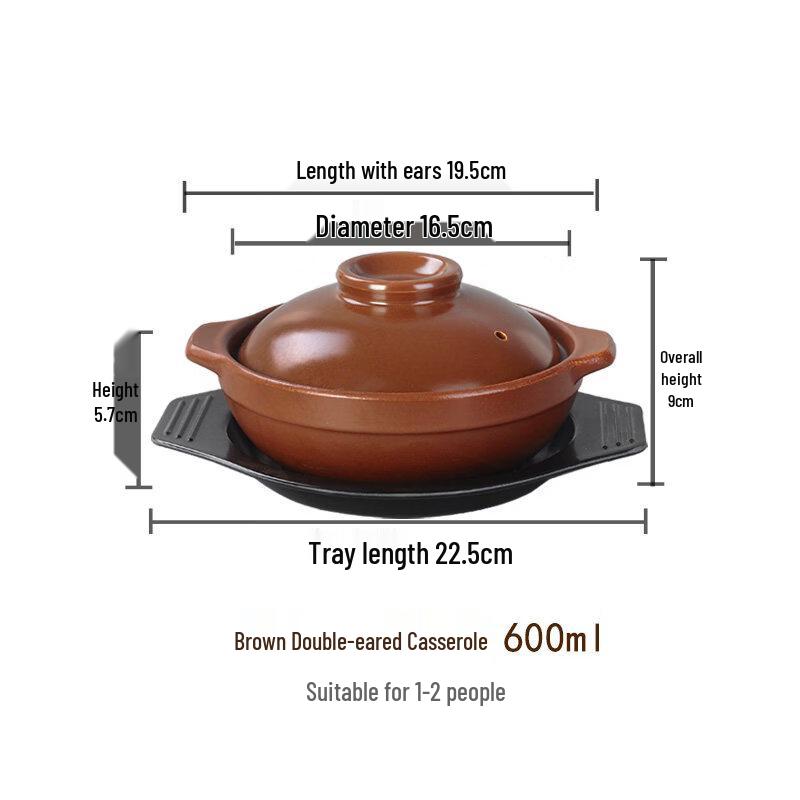 Ceramic Claypot Rice & Noodle Casserole