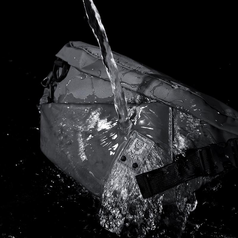 Lässige Herren Umhängetasche - Verschleißfeste Brusttasche mit verstellbarem Schultergurt