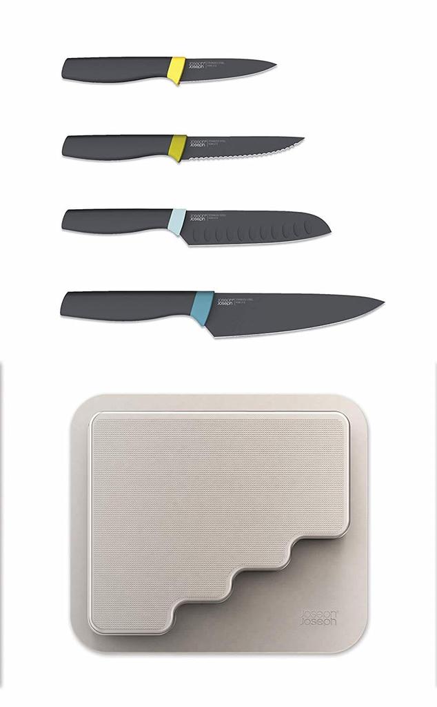 Joseph Joseph Storage Knife Door 10303 [Authentic] 4-Piece Set, Storage,