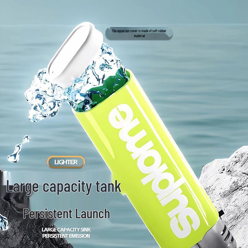 

Детский мини-водяной пистолет: Веселая зажигалка-розыгрыш с брызгалкой светло-зеленый