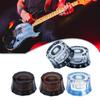 4Pcs Electric Guitar Bass Top Hat Knobs Replacements Clear Knobs Speed Volume Tone Control Knobs Guitar Contral Knobs