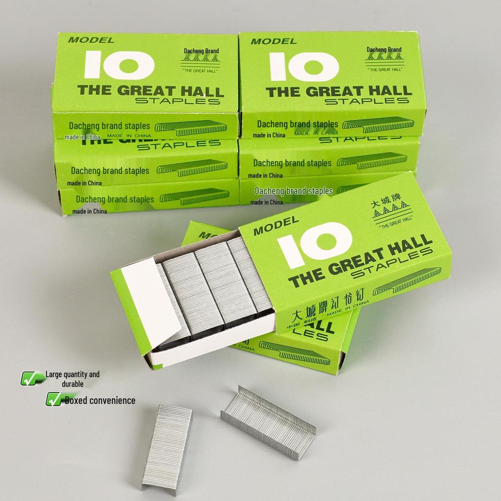 Thickened No. 10 Staples for Small Office, Box of 1000 Pieces