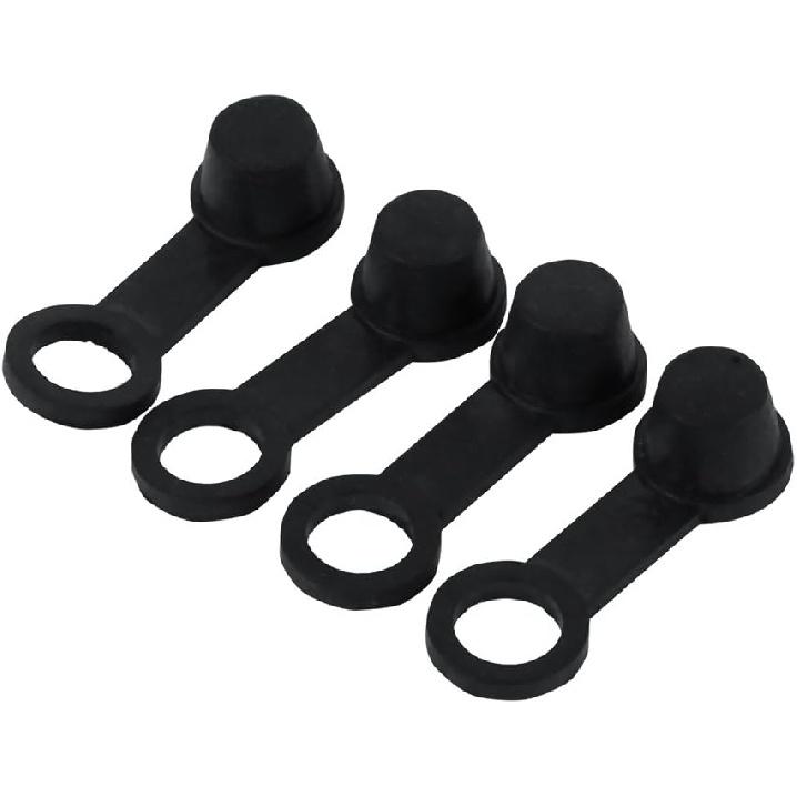 Brake Bleeder 8mm Rubber Caps Grease Zerk Fitting Cap Dust Cover Brake Bleed Nipple Cap for Nut Bleeder Cars and Motorcycles 20 Packs