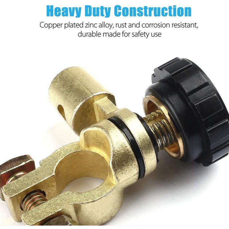 6/12V Autobatterieschalter Schnellabschaltung Trennschalter Hauptanschluss Klemmenverbinder