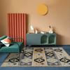 Modern Trendy Bohemian Living Room Rug, Teenage Aesthetic Room Decor Furry Large Rug, Kitchen Bathroom Non-slip Floor Mat