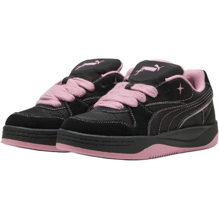 (WMNS) PUMA Park Luna Satin 'Princess Black Newlywed Pink' Women's 402514-02