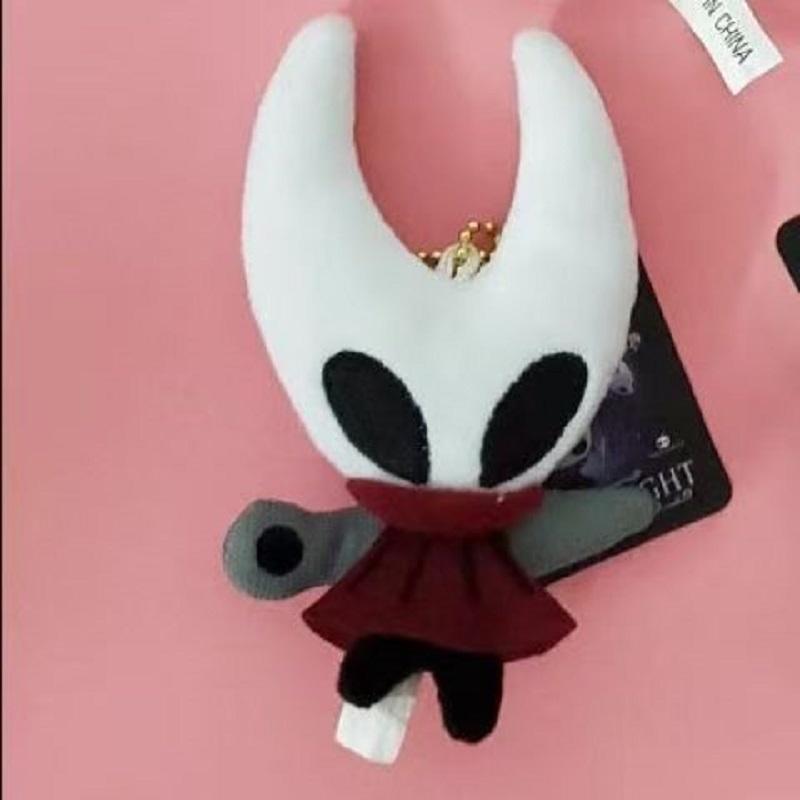 Hollow Knight Plush Keychain Cute Bug Knight Doll Backpack Charm Soft Stuffed Toy Anime Game Pendant Bag Accessory Gifts