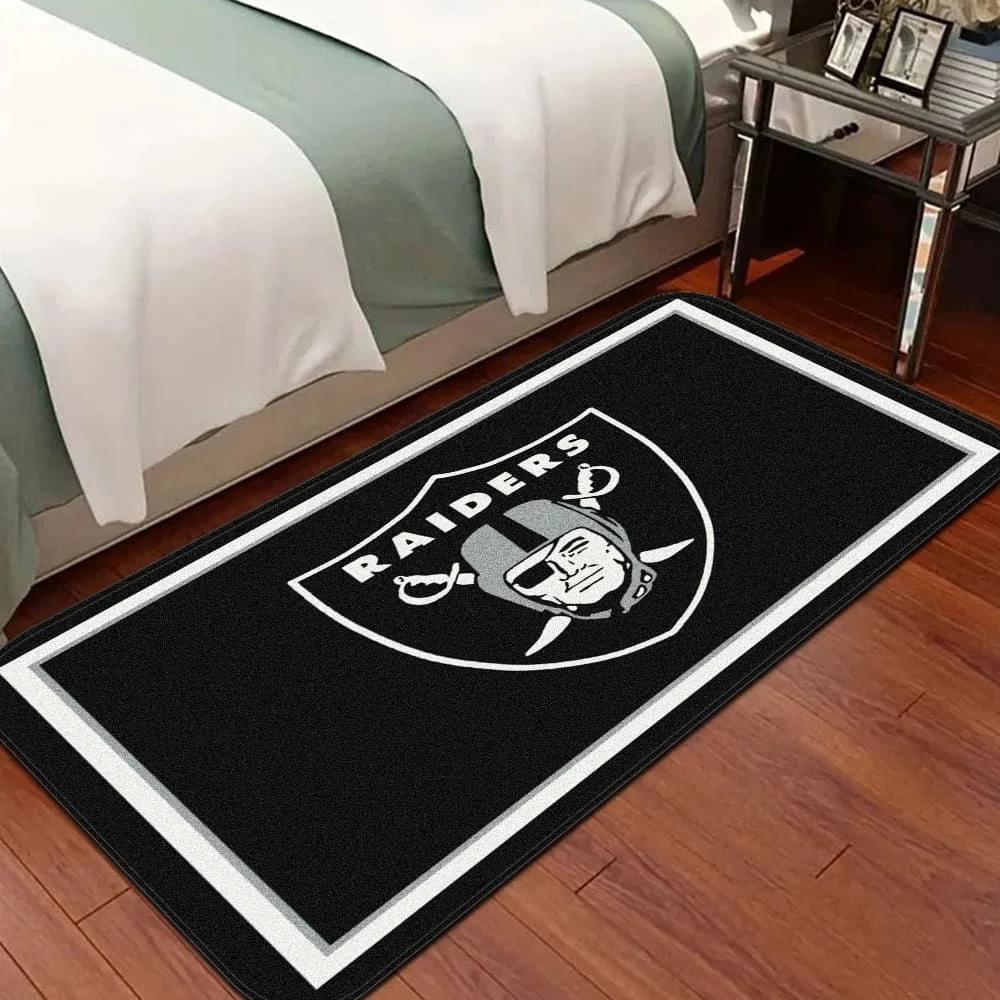 R-Raiders Rugby Decor Carpet for Living Room Bedroom Leisure Area Anti-slip Floor Mats Bedside Soft Rugs Doormat Welcome Rug