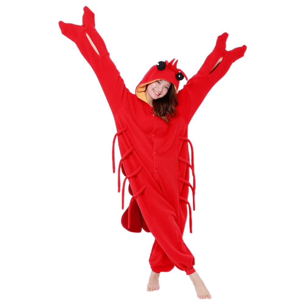 SAZAC Fleece Animal Kigurumi Lobster