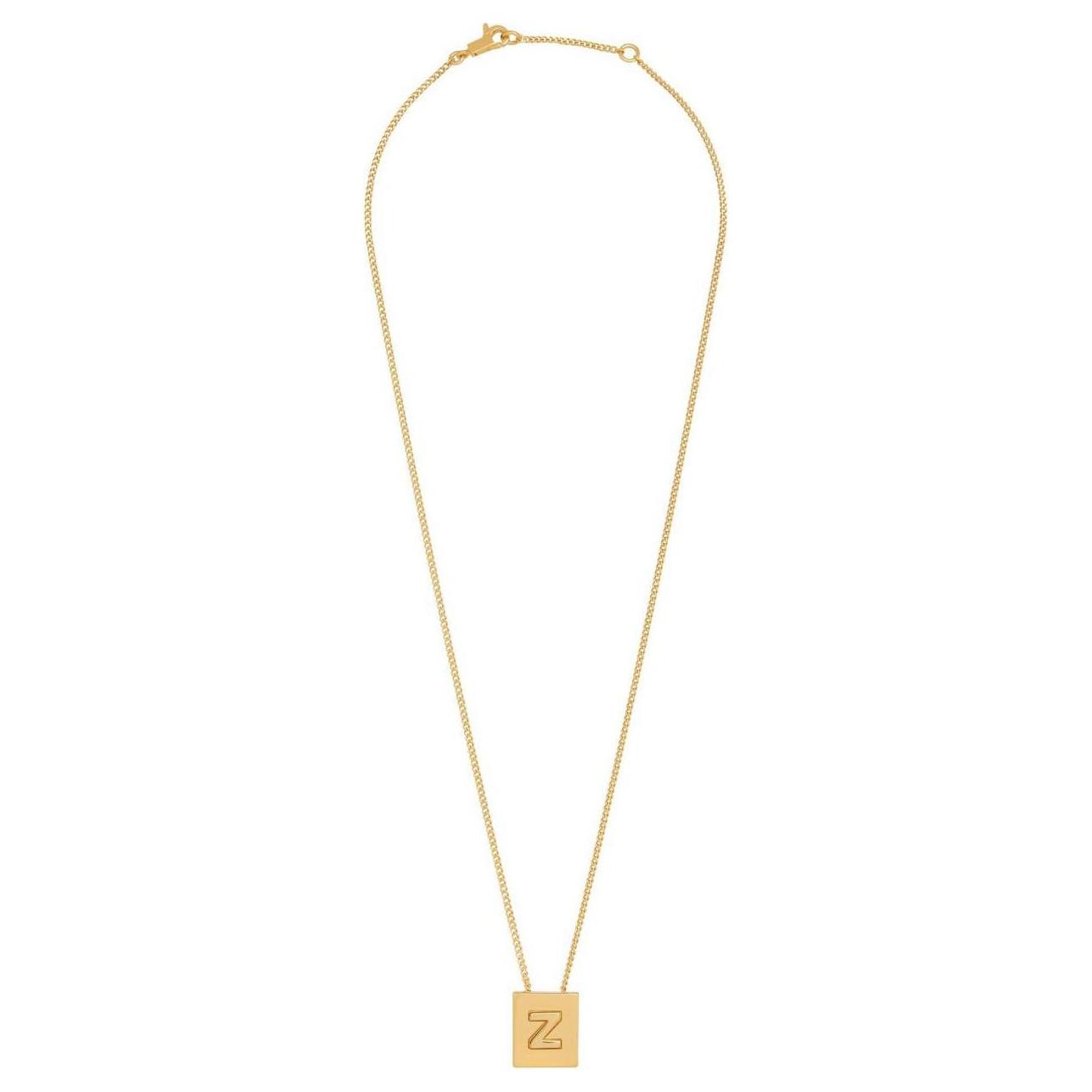 

Celine Letter Logo Brass Necklace Unisex necklace Gold CELG69Y9 F,Gold
