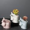 Gardening Succulent Pot Ceramic Indoor Tabletop Plant Pot Home Decoration
