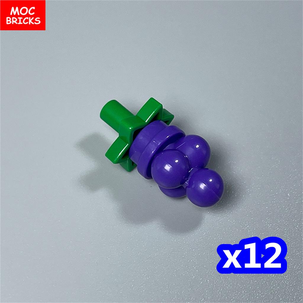 MOC Bricks Square Grape Trellis City Farm Vineyard Garden Scene Accessories Educational Building Blocks Model Kids Toys Gifts