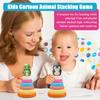 Kids Cartoon Animal Stacking Game , Fun Balancing & Skill,Building Toy With Cute Animal Figures