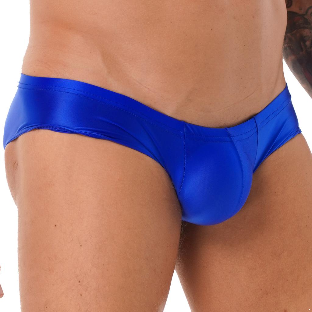 Mens Low Rise Briefs Solid Color Elastic Waistband Underwear Swimwear Lightweight Stretch Comfort Daily Wear