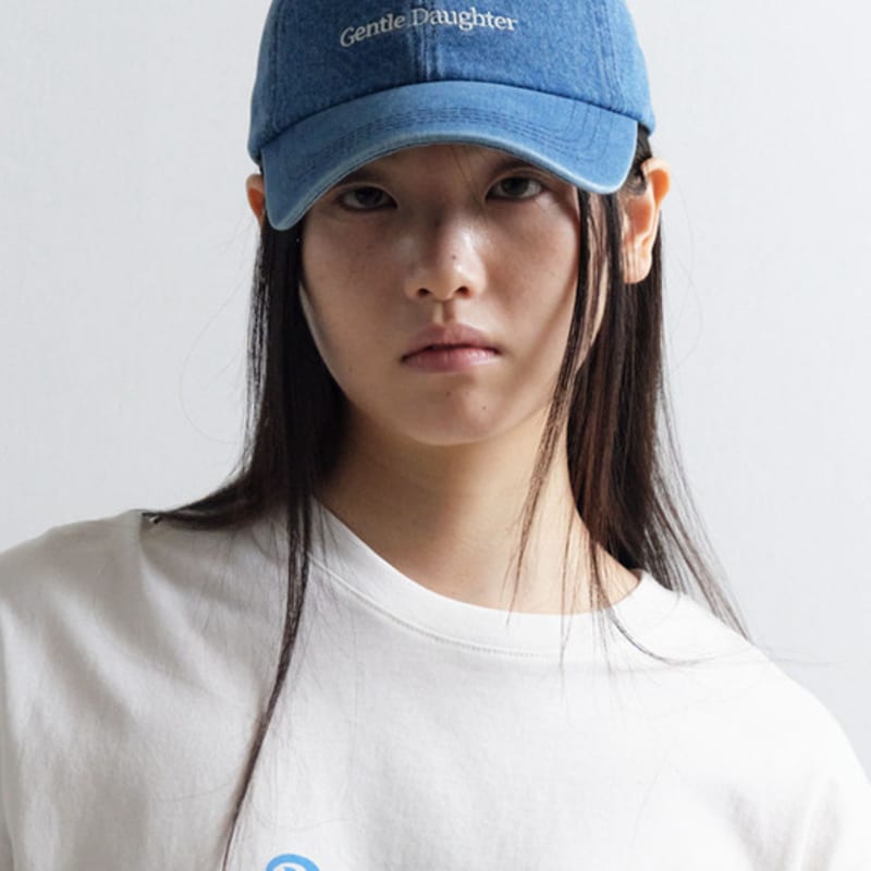 

DAUGHTER Gentle Daughter Ball Cap, medium blue denim Medium Blue Denim