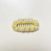 Handmade Pearl & Rhinestone Hair Clip for Yorkshire, Bichon, Maltese Dogs & Cats