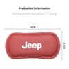 AIY5   1PCS Car Interior Leg Knee Rest Pads Leather Cushion Accessories For Jeep Grand Cherokee Wrangler JK Gladiator Compass Renegade