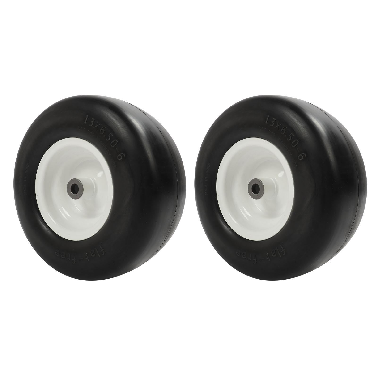 2PCS 13X6.50‑6 Flat Free Lawn