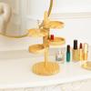Wooden Jewelry Organizer Rotatable Earring Holder Show Case Key Storage Rack  Entrance Door