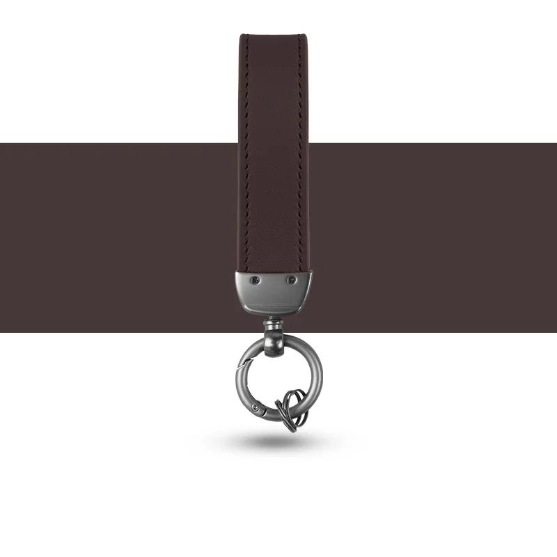 Luxus Echtleder für Porsche Boxster Cayman Panamera Cayenne Macan 718/911 Taycan Autoschlüssel Hülle Schutzhülle Schlüsselanhänger