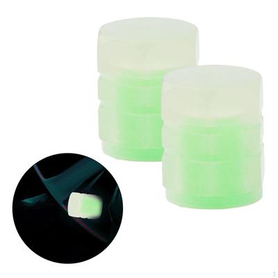 20Pcs Luminous Auto Wheel Stem Caps for Motorbikes Vehicles