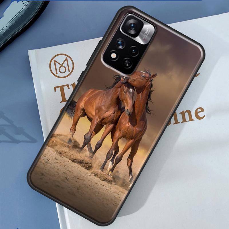 Horses Running Cover For Redmi 9 10 10A 10C 9A 9C 12C Case For Redmi Note 8 9 10 12 11 Pro 9S 10S 11S