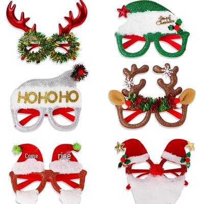 Festive Cartoon Christmas Eyeglass Frames for Adults & Children