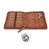 Rundstricknadel-Set 10 Paar 2,0 mm 4,5 mm Austaschbare Rundstricknadeln und 4 Seile mit Retro