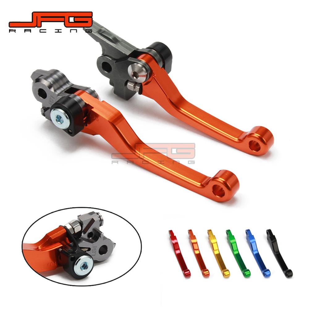 Adjustable Aluminum Clutch and Brake Levers for 125-200EXC/SX/XC-W Off-Road Motorcycles