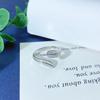 S925 Sterling Silver Adjustable Leaf Ring - Elegant, Versatile, High-End Women's Fashion