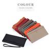 Ladies Zipper Wallet Lightweight Top Grain Leather Wallet Wristlet Clutch Wallet Top Grain For Shopping Dating Evening Events
