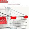 JINGZHOUSHIBANG Galvanized Utility Shopping Cart