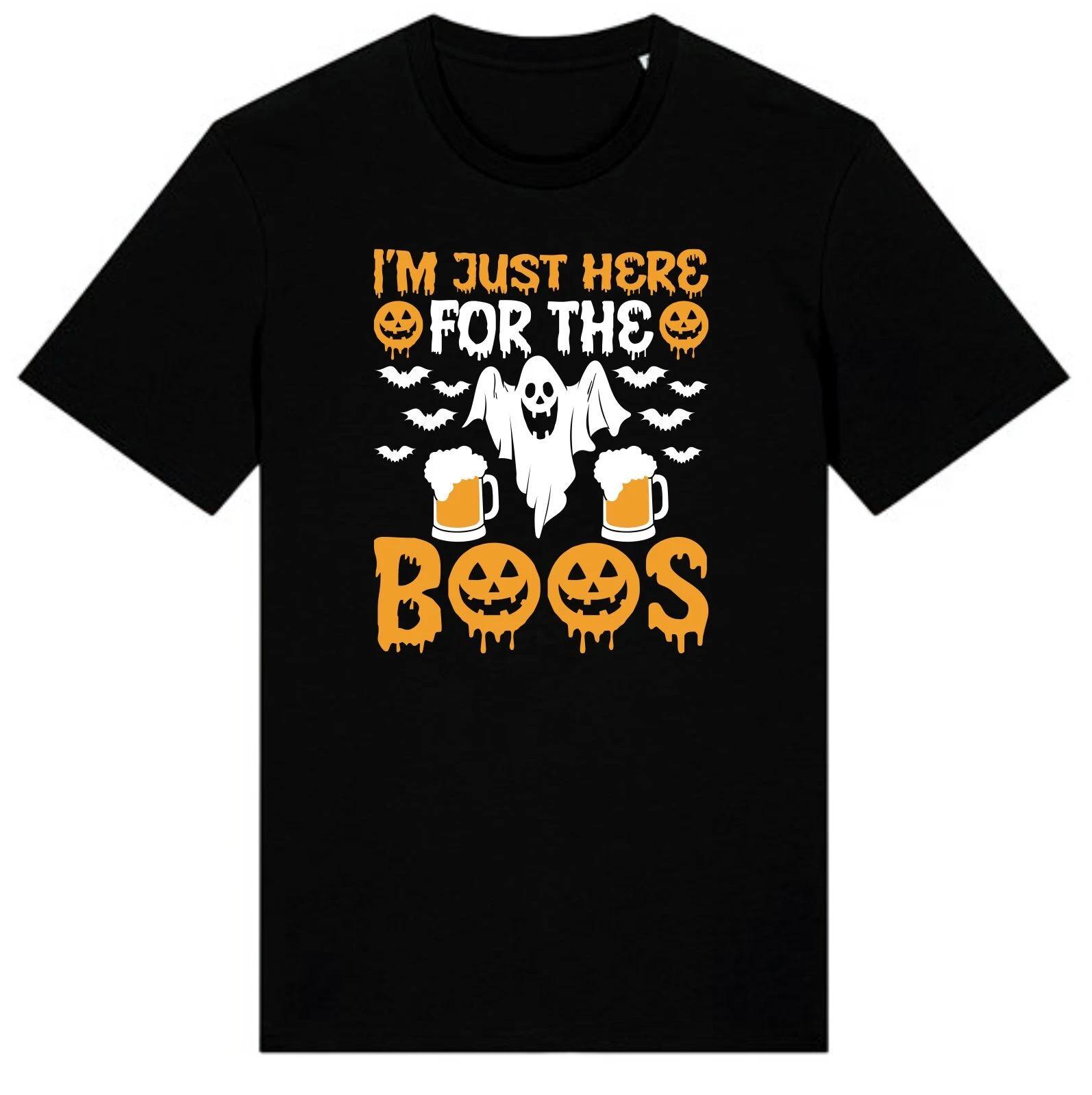 I m Just here for The boos Tee,Halloween Shirt,Spooky graphic,Splattered Gift 3XL