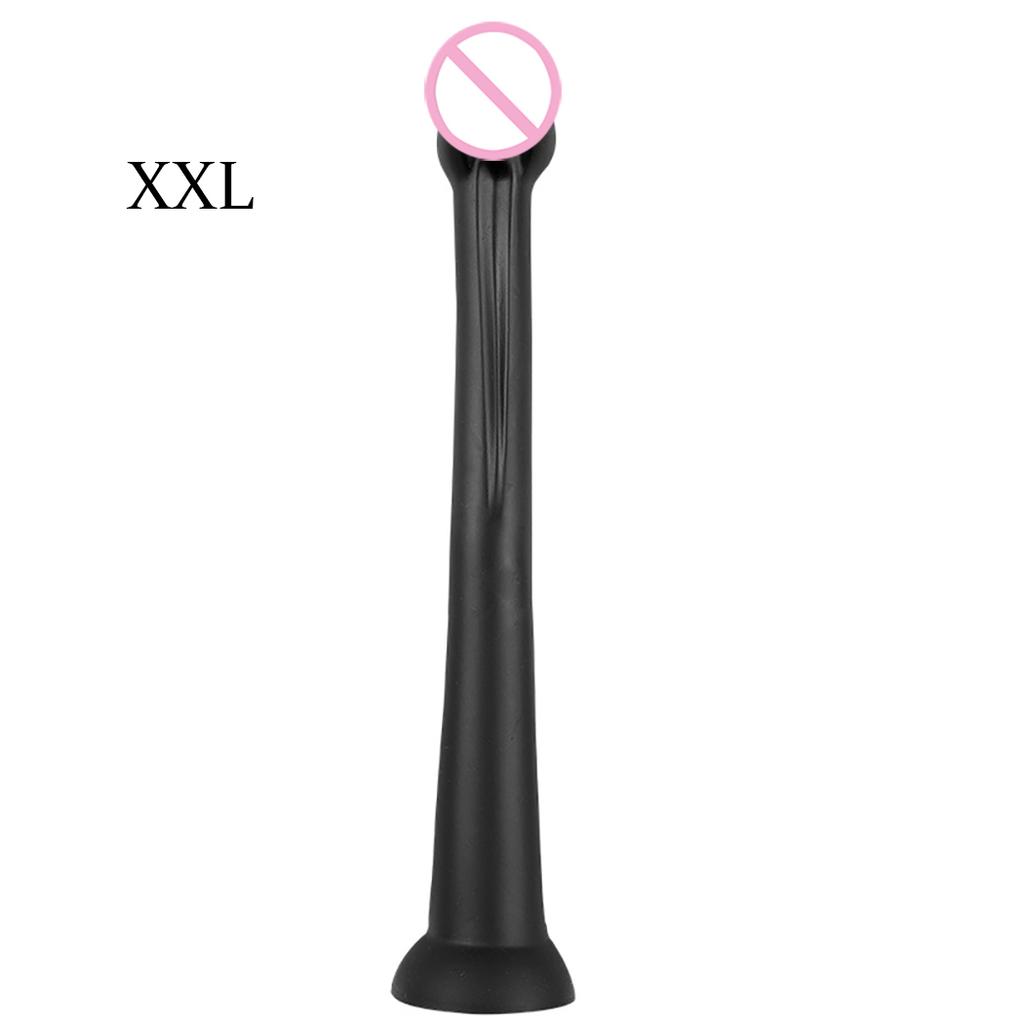 Long Butt Plug Liquid Silicone Anal Plug Big Dildos Stimulate Anus Suction Cup Soft Anal Dilator Penis Sex Toy Dick Sex Products