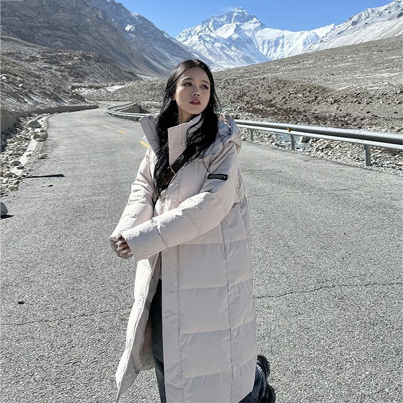 

Новая хлопковая одежда женская оверсайз одежда-хлеб пуховая хлопковая одежда зимние пальто длинные утолщенные теплые хлопковые куртки 2XL suggestion [160-180] catties бежевый