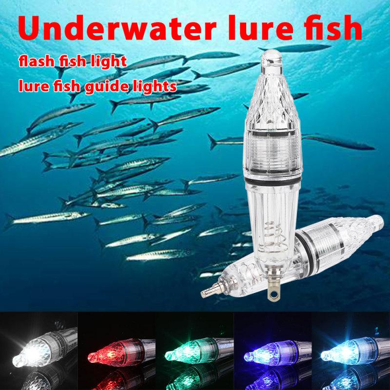 

New! 12cm Lure Fish Light Waterproof Deep Drop Underwater Fish Attracting Lure Led Fishing Lamp For 300m