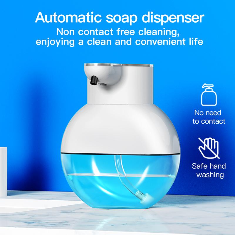 Automatic Touchless Foaming Soap Dispenser Wall-mounted USB/Battery Powered Liquid Soap Dispenser for Hotel Bathroom Kitchen
