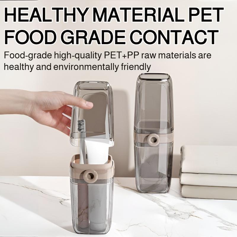 1pcs Household Travel Products Transparent Travel Toothbrush Case Wash Cup Toothware Organizer