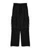 Nigaennikol Vintage Cargo String Wide Pants_Black