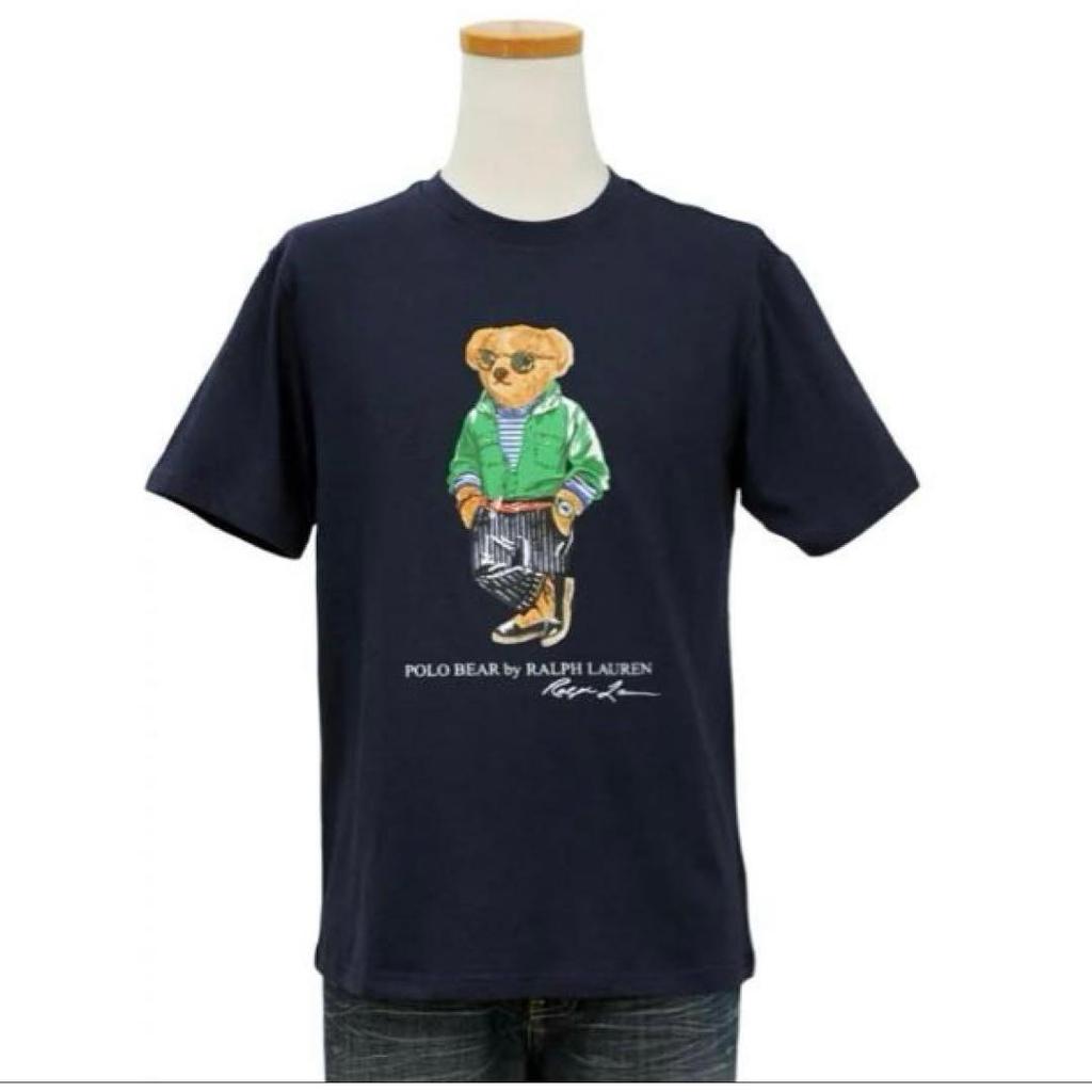 Used Polo Ralph Lauren Polo Bear T-shirt Navy New Unused
