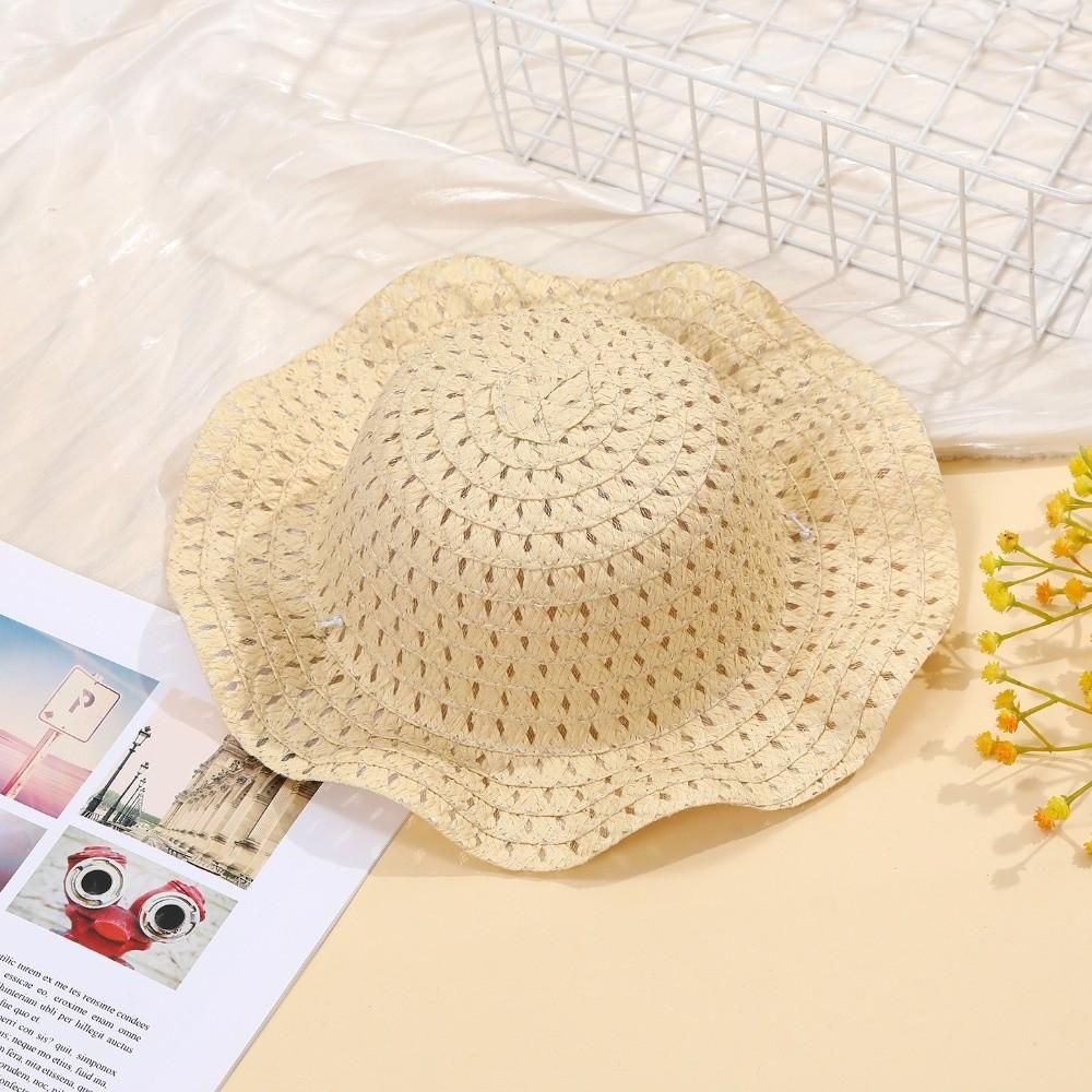 Hollow Out Baby Hats Large Brim Bucket Hat Cute Beach Hats Summer