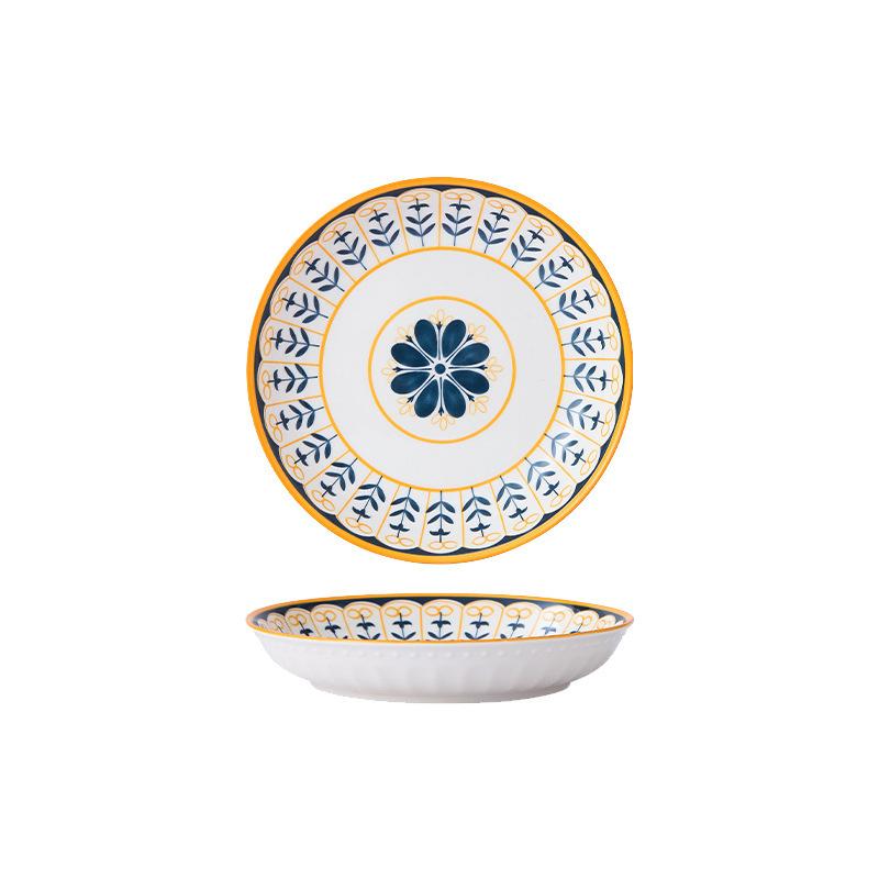 Nordic Ceramic Bowls And Plates Are Good-Looking Rice Bowls, Soup Plates, Vegetable Plates, Bowls, New Tableware For Home Use
